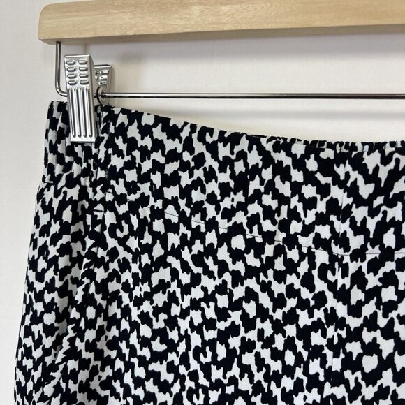 Theory Persha Houndstooth Print Jogger Pants Size P Black and White Xs - Picture 4 of 7